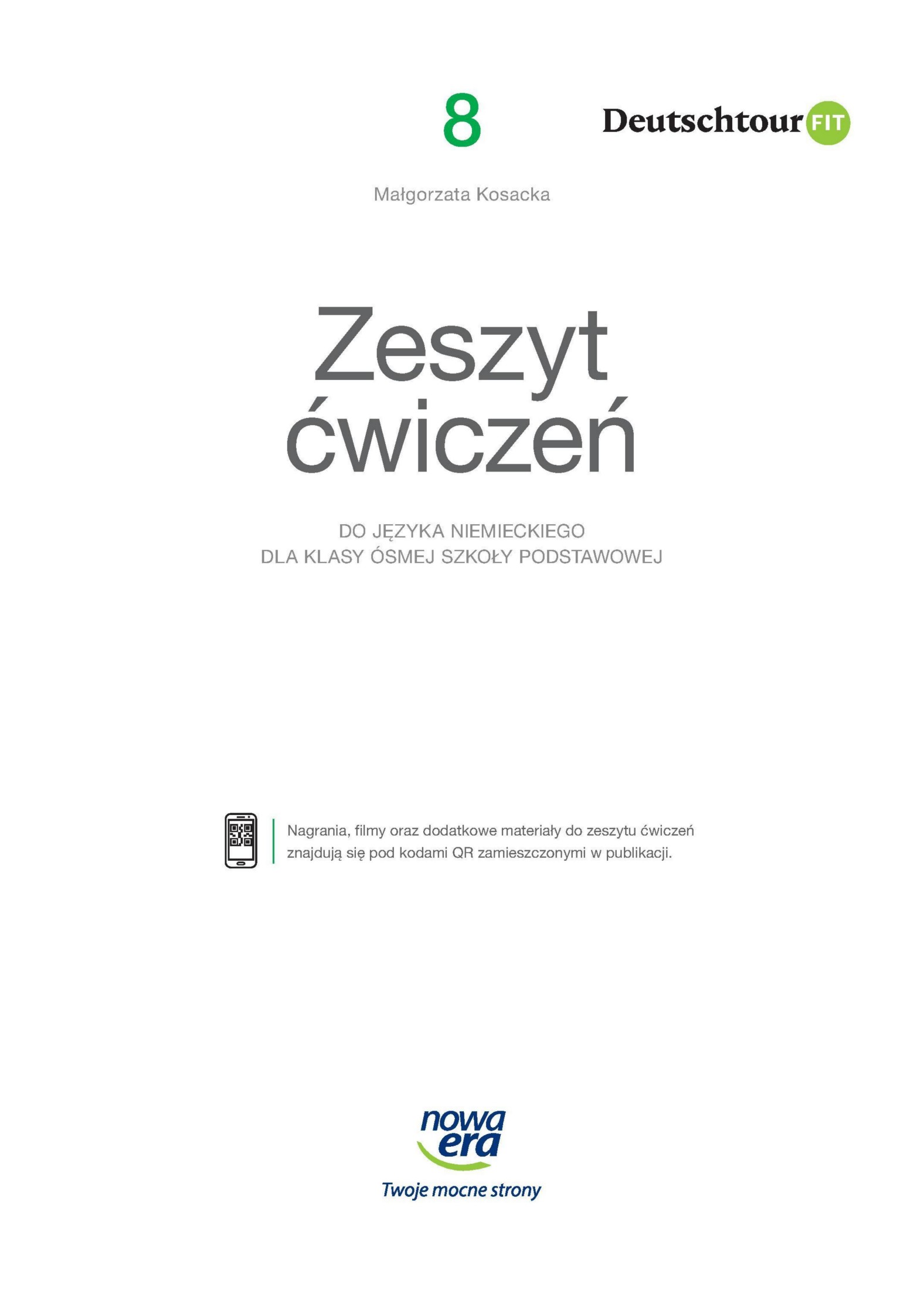 DeutschtourFit 8 zeszyt cwiczen do jezyka niemieckiego dla klasy osmej szkoly podstawowej