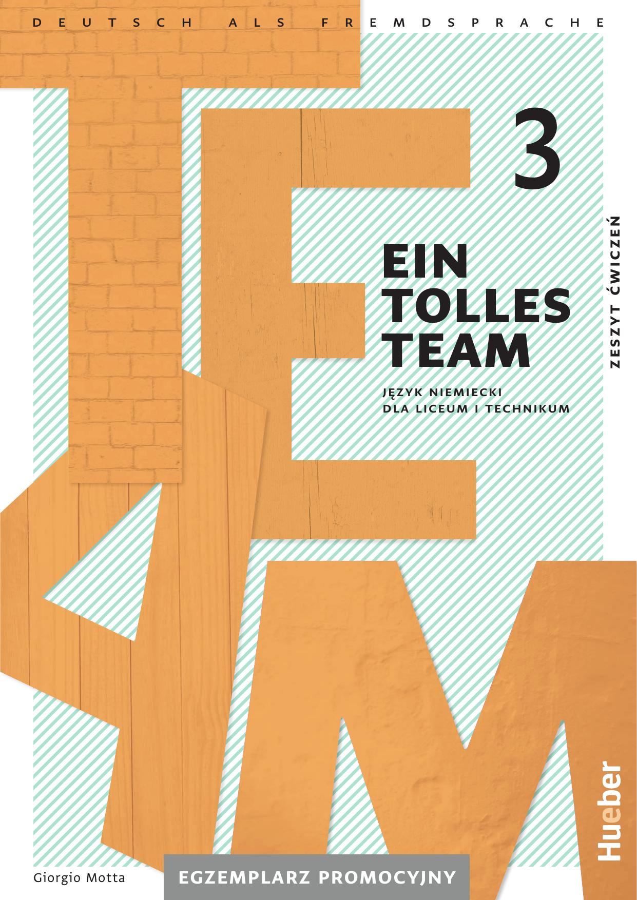 Ein tolles Team 3 Zeszyt cwiczen