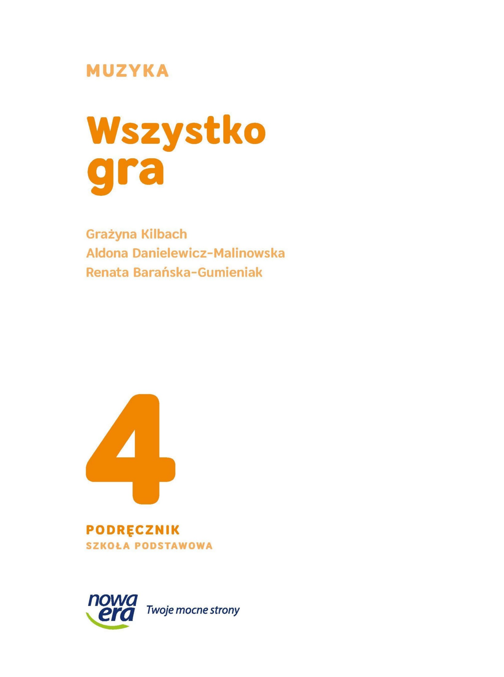 Wszystko gra 4 podrecznik