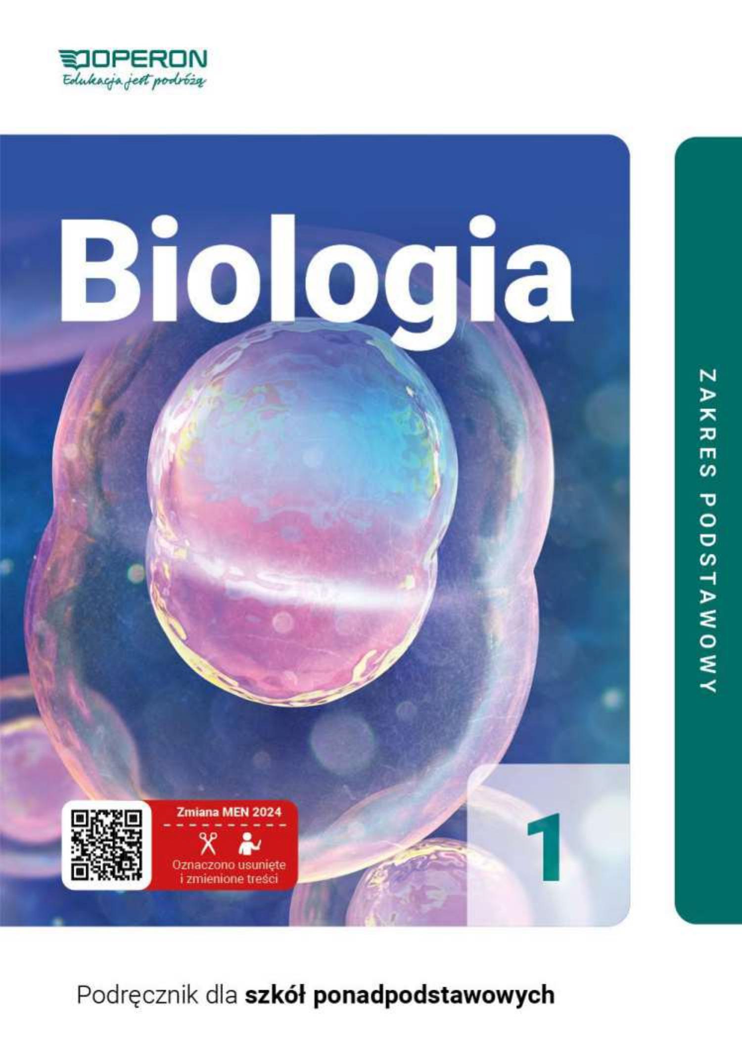biologia 1 zakres podstawowy liceum i technikum