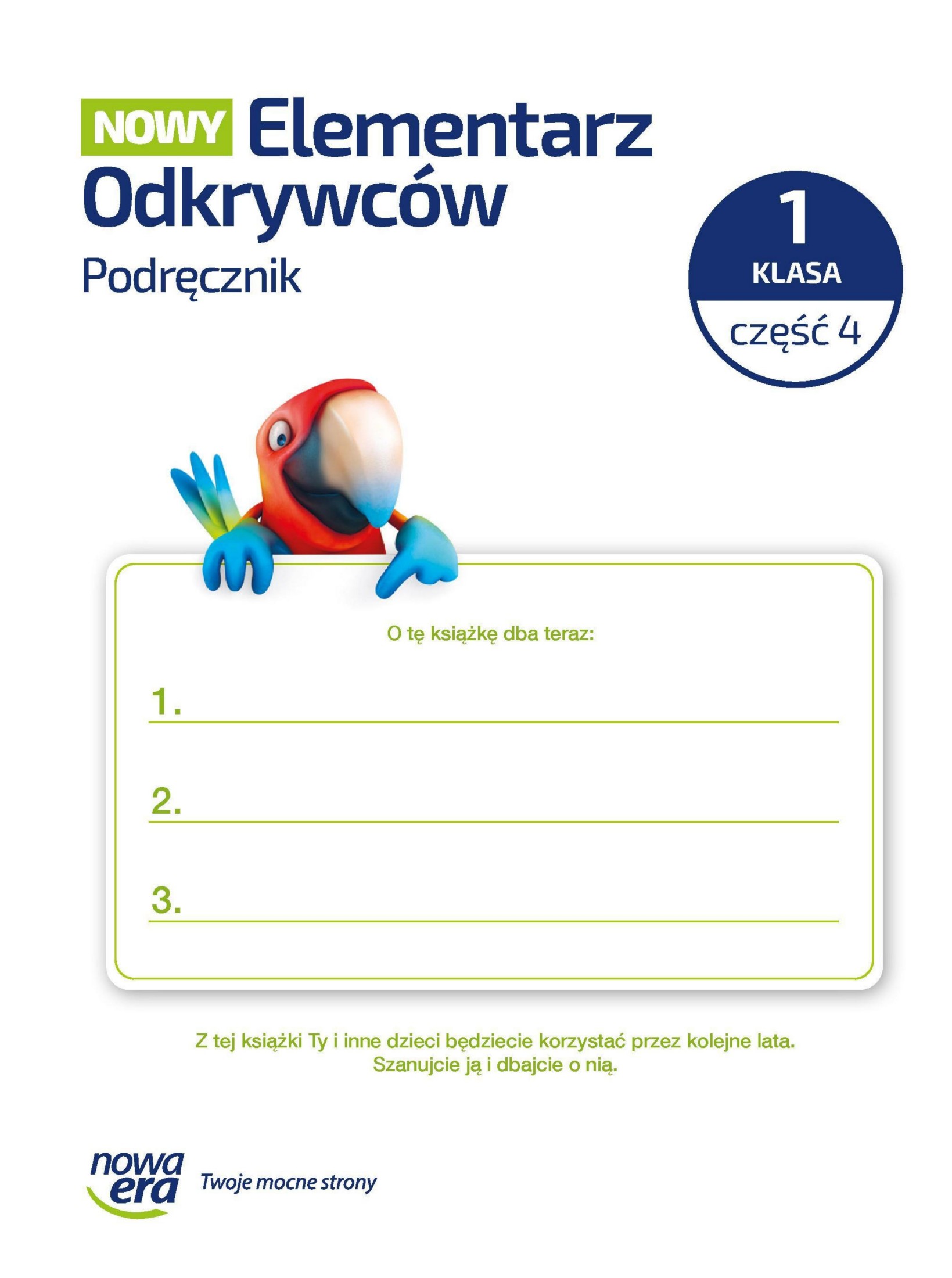 Nowy Elementarz Odkrywcow 1 podrzecznik cz 4