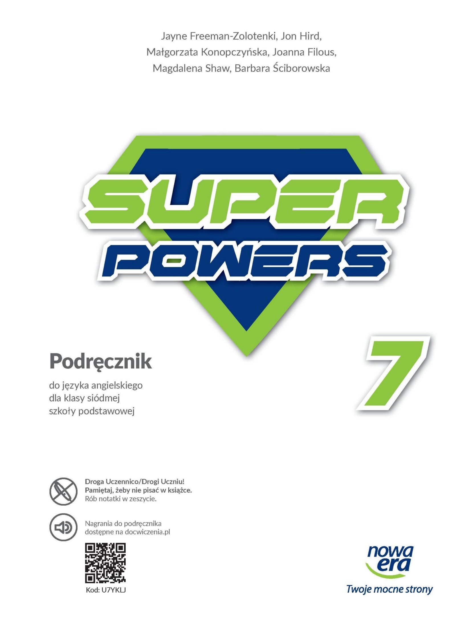 Super Powers 7 podrecznik