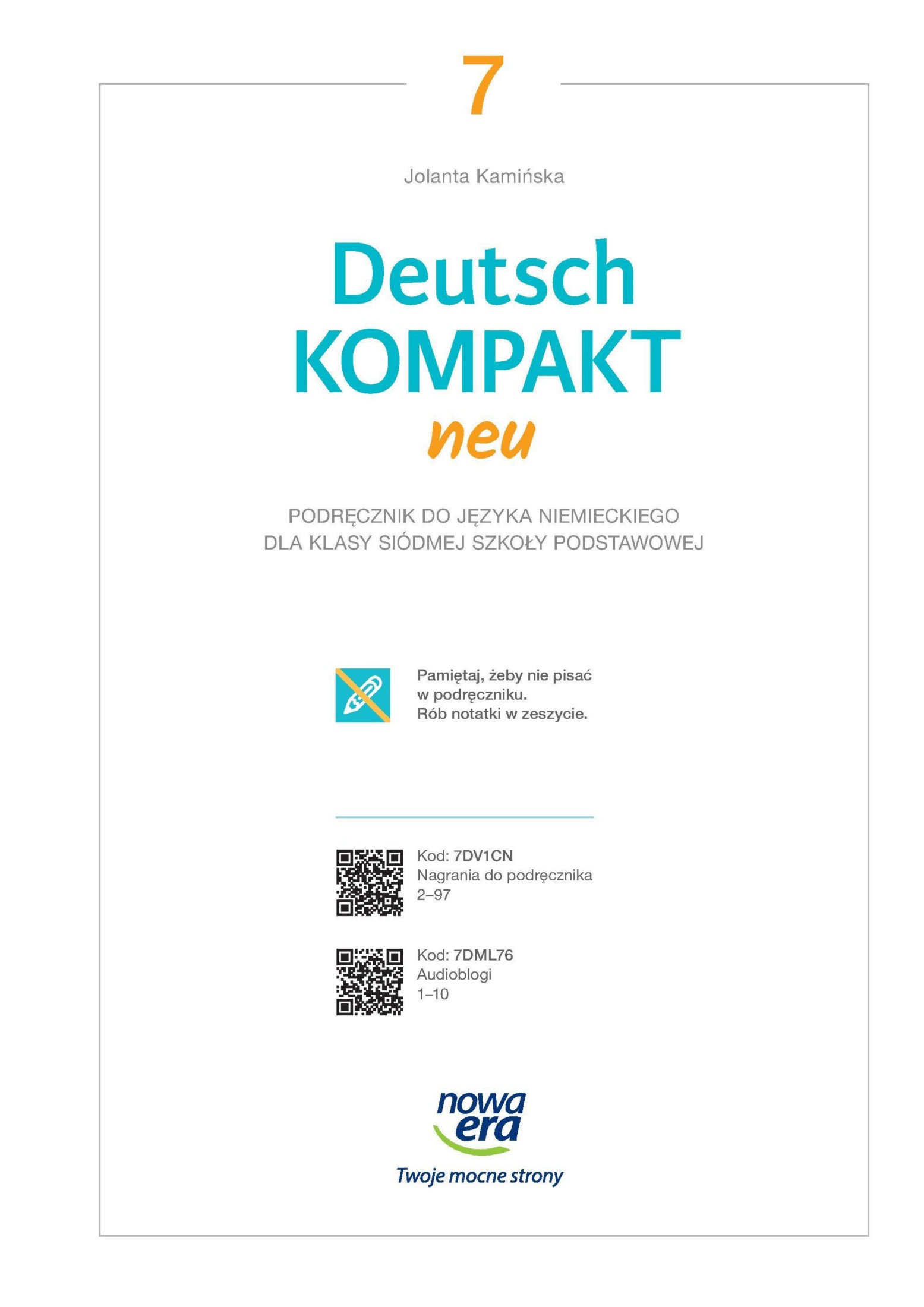 Deutsch Kompakt 7 podrecznik