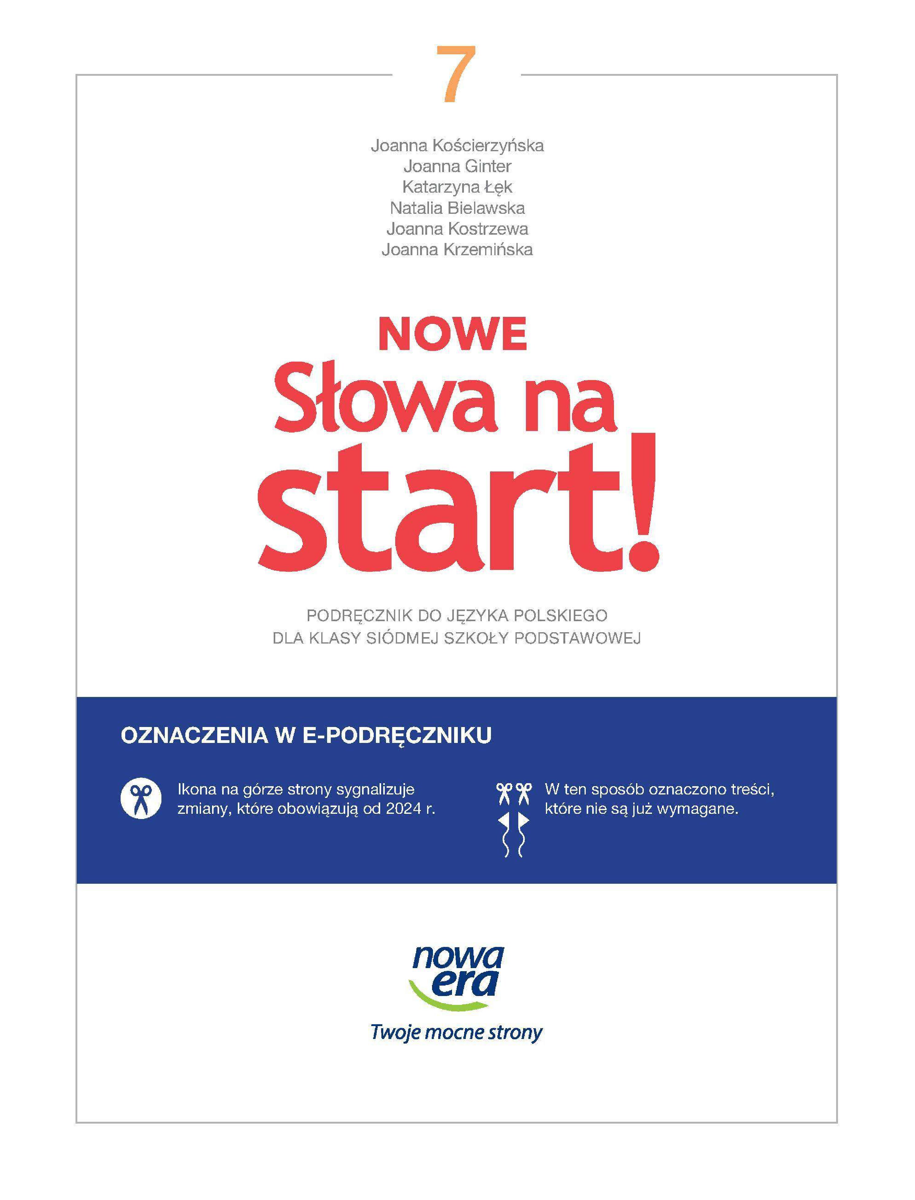Nowe Słowa na start! 7