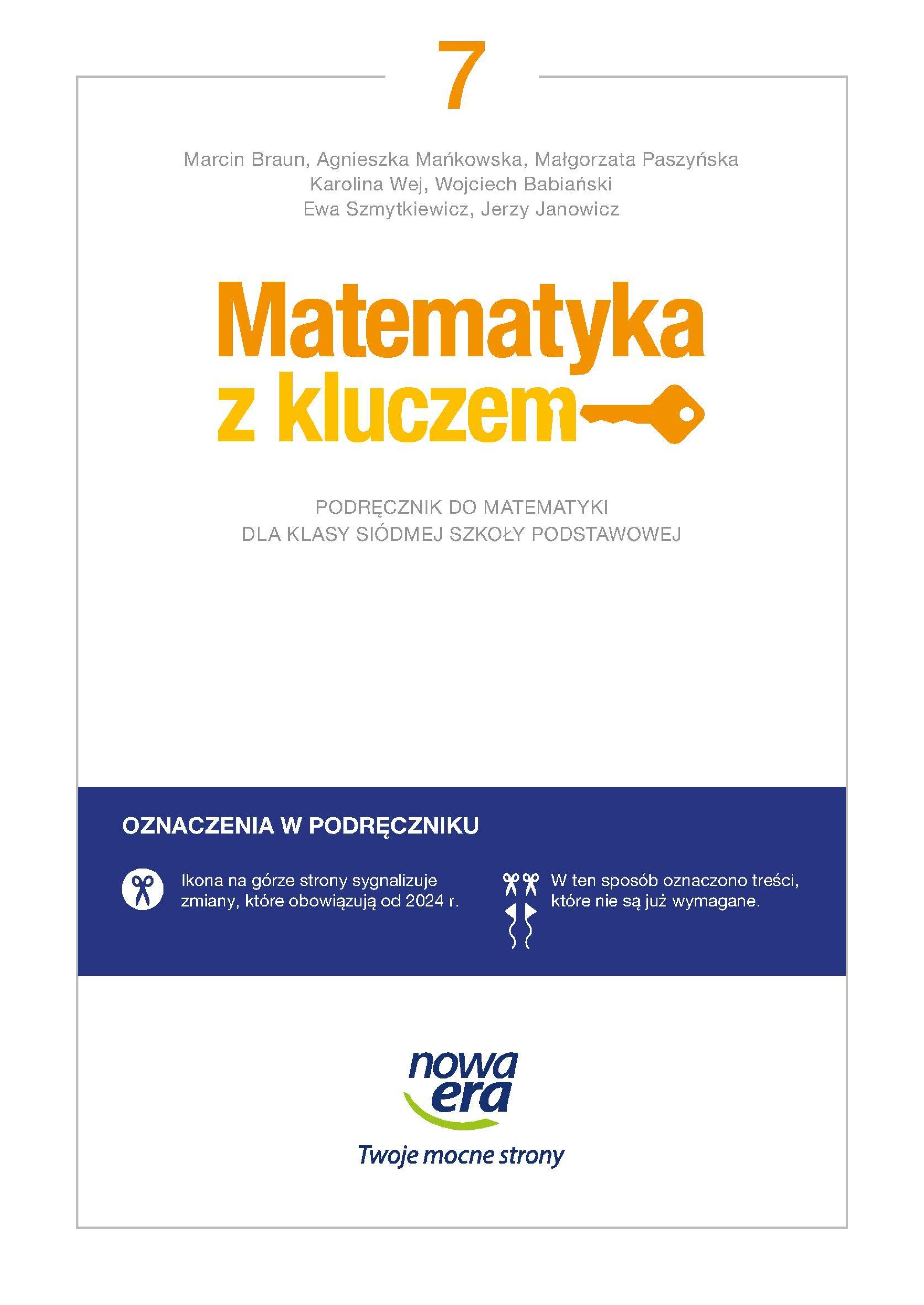 Matematyka z kluczem 7