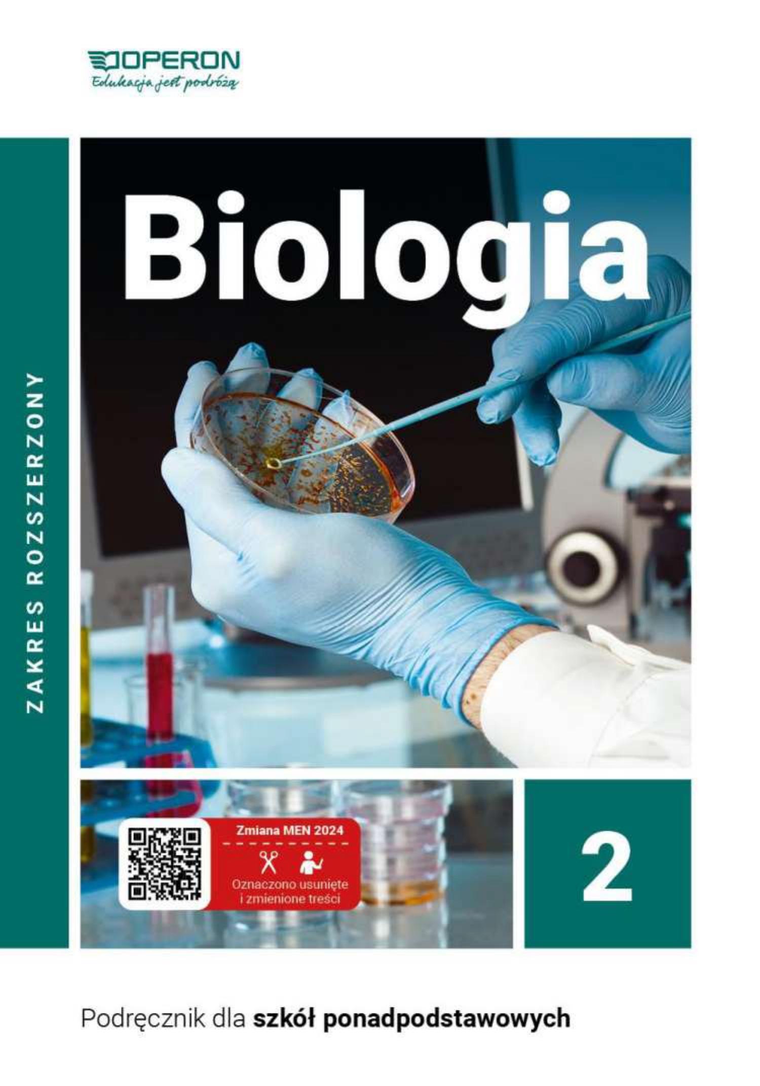 biologia 2 zakres rozszerzony liceum i technikum