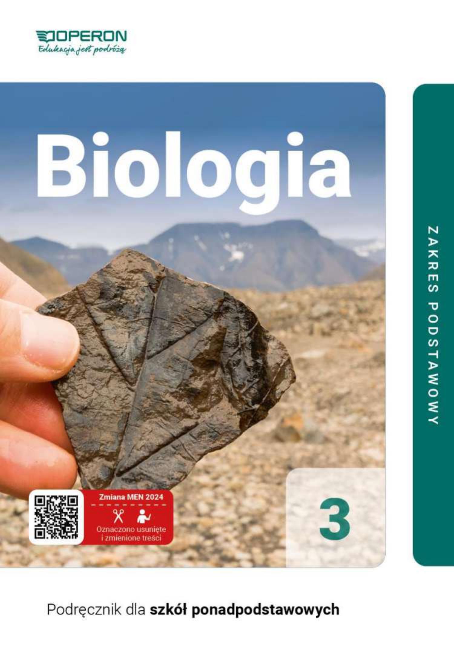 biologia 3 zakres podstawowy liceum i technikum