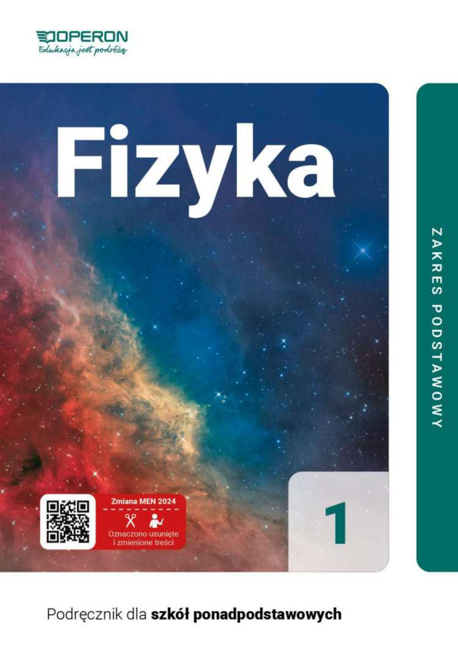 fizyka 1 zakres podstawowy liceum i technikum