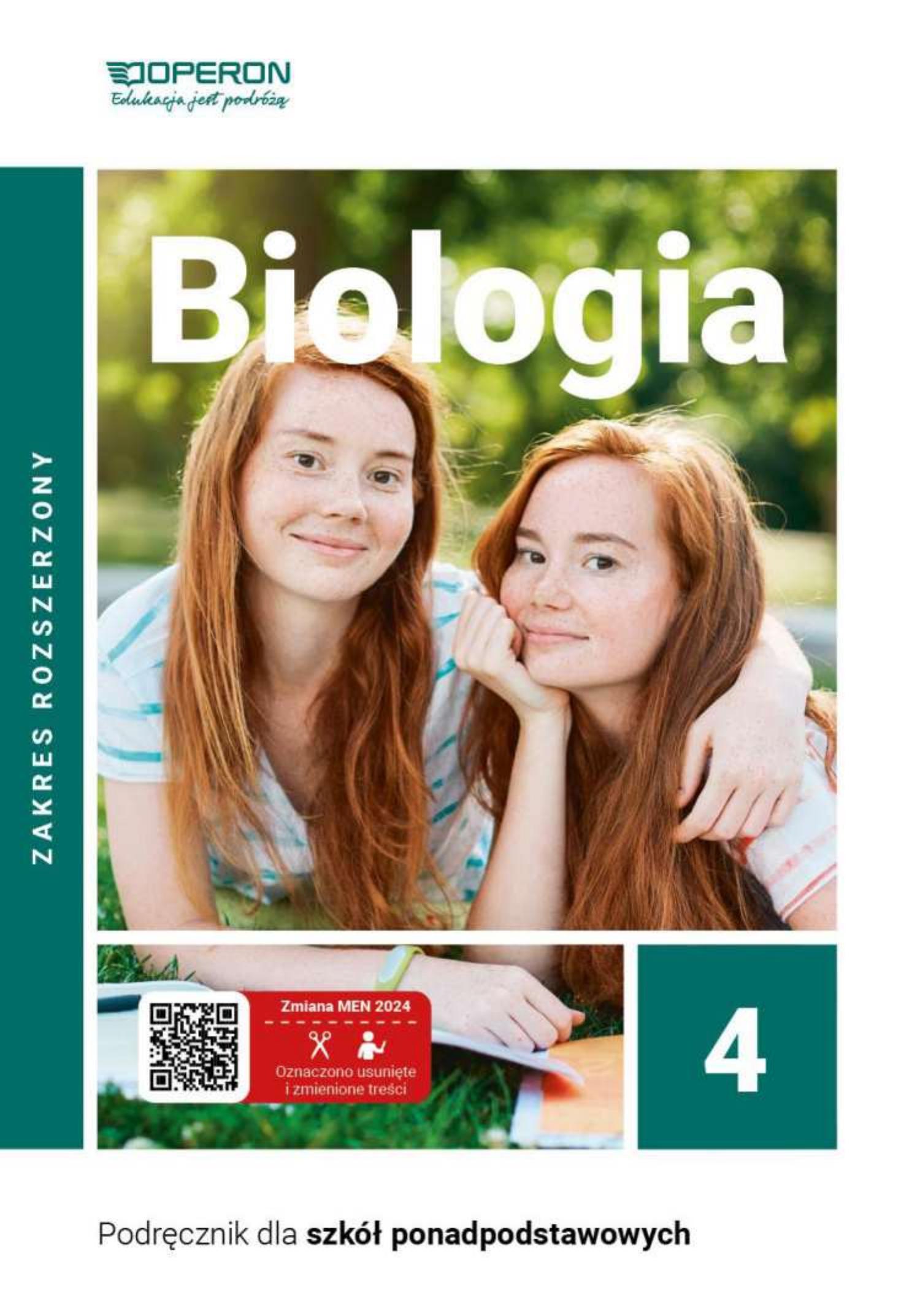biologia 4 zakres rozszerzony liceum i technikum