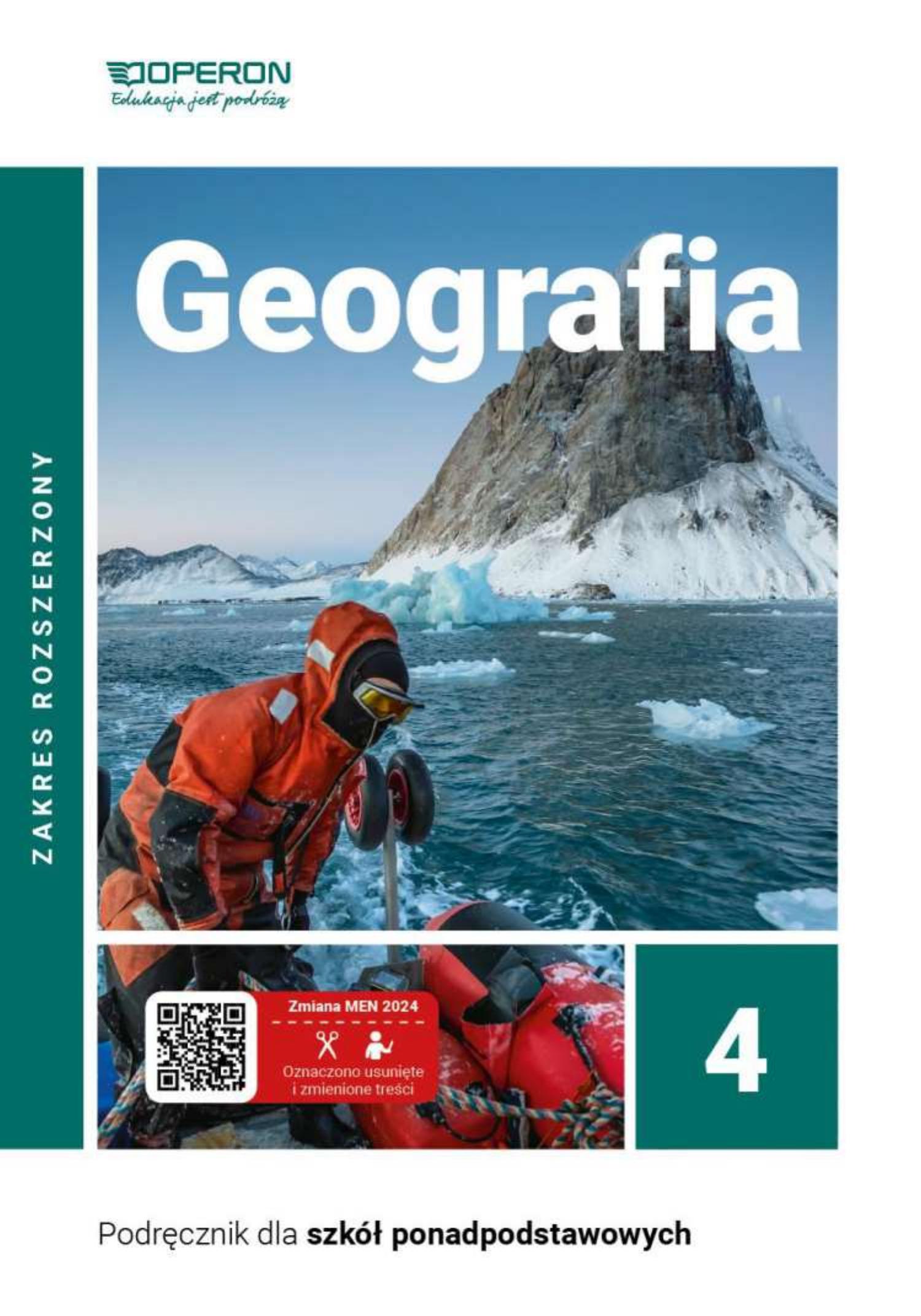 geografia 4 zakres rozszerzony liceum i technikum