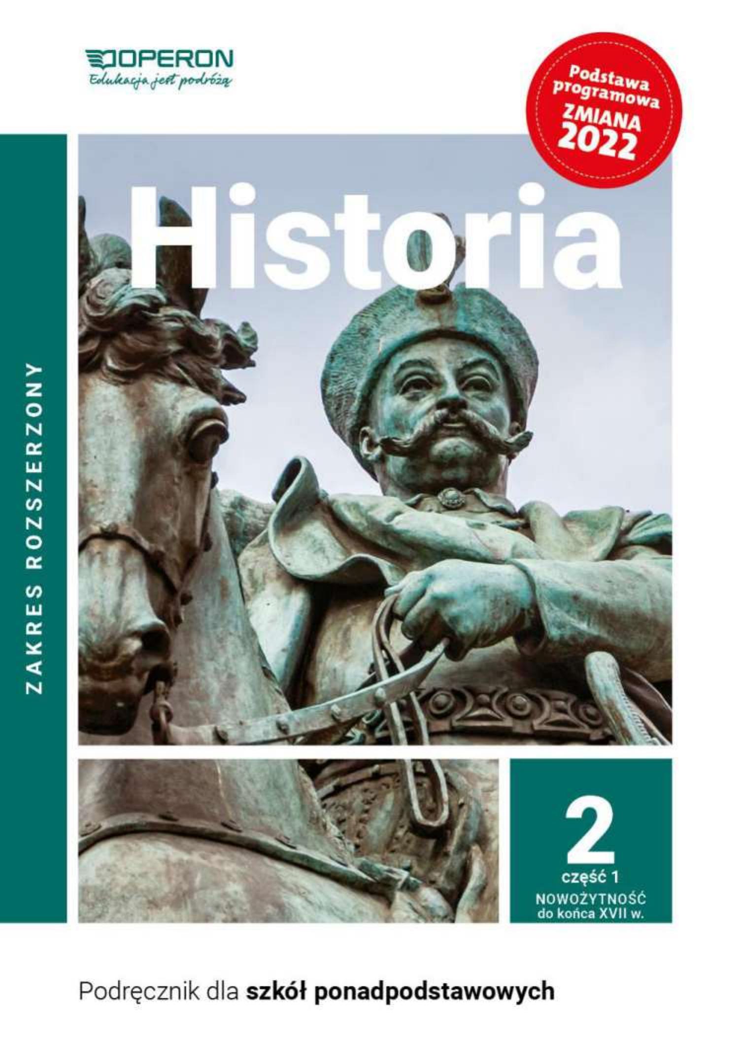 historia 2 czesc 1 zakres rozszerzony liceum i technikum