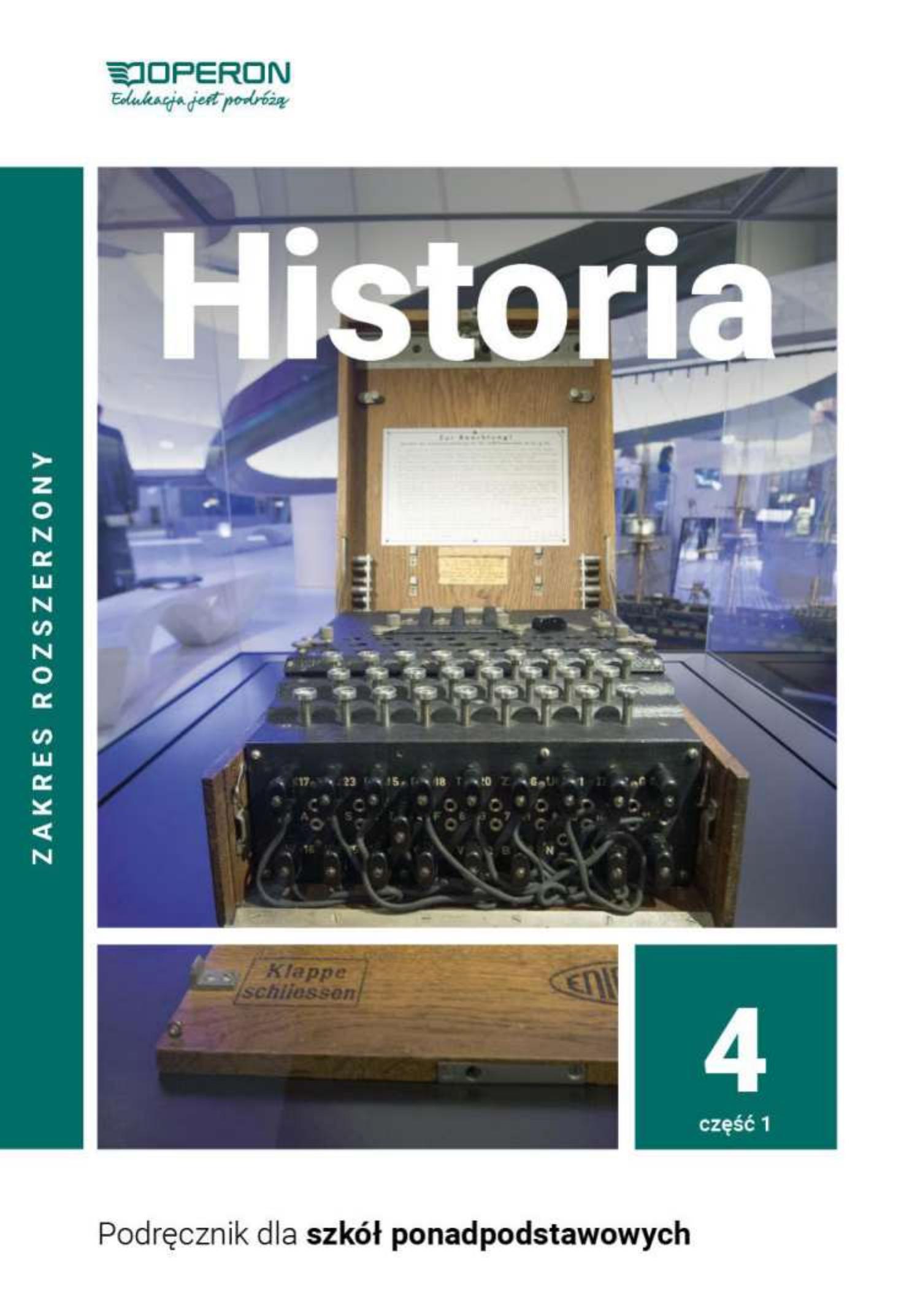 historia 4 czesc 1 zakres rozszerzony liceum i technikum