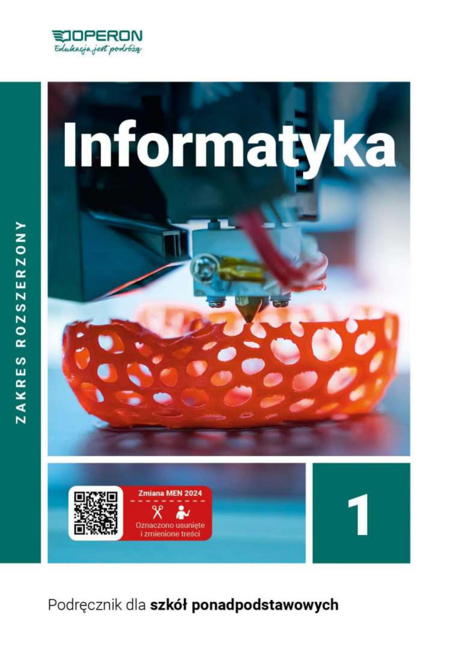 informatyka 1 zakres rozszerzony liceum i technikum
