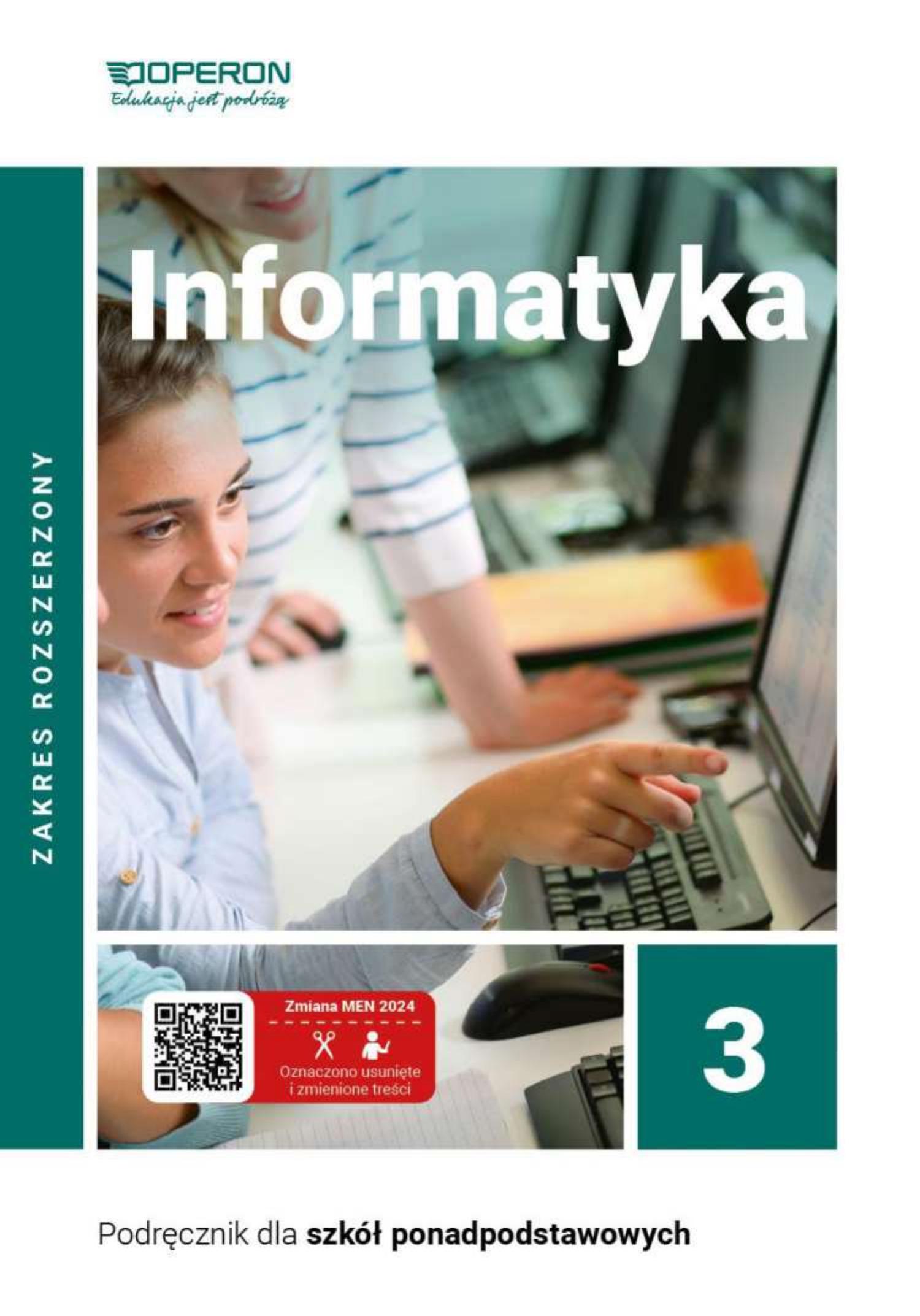 informatyka 3 zakres rozszerzony liceum i technikum