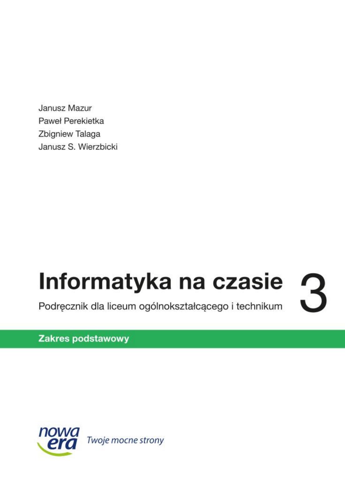 informatyka na czasie 3 ZP 2024