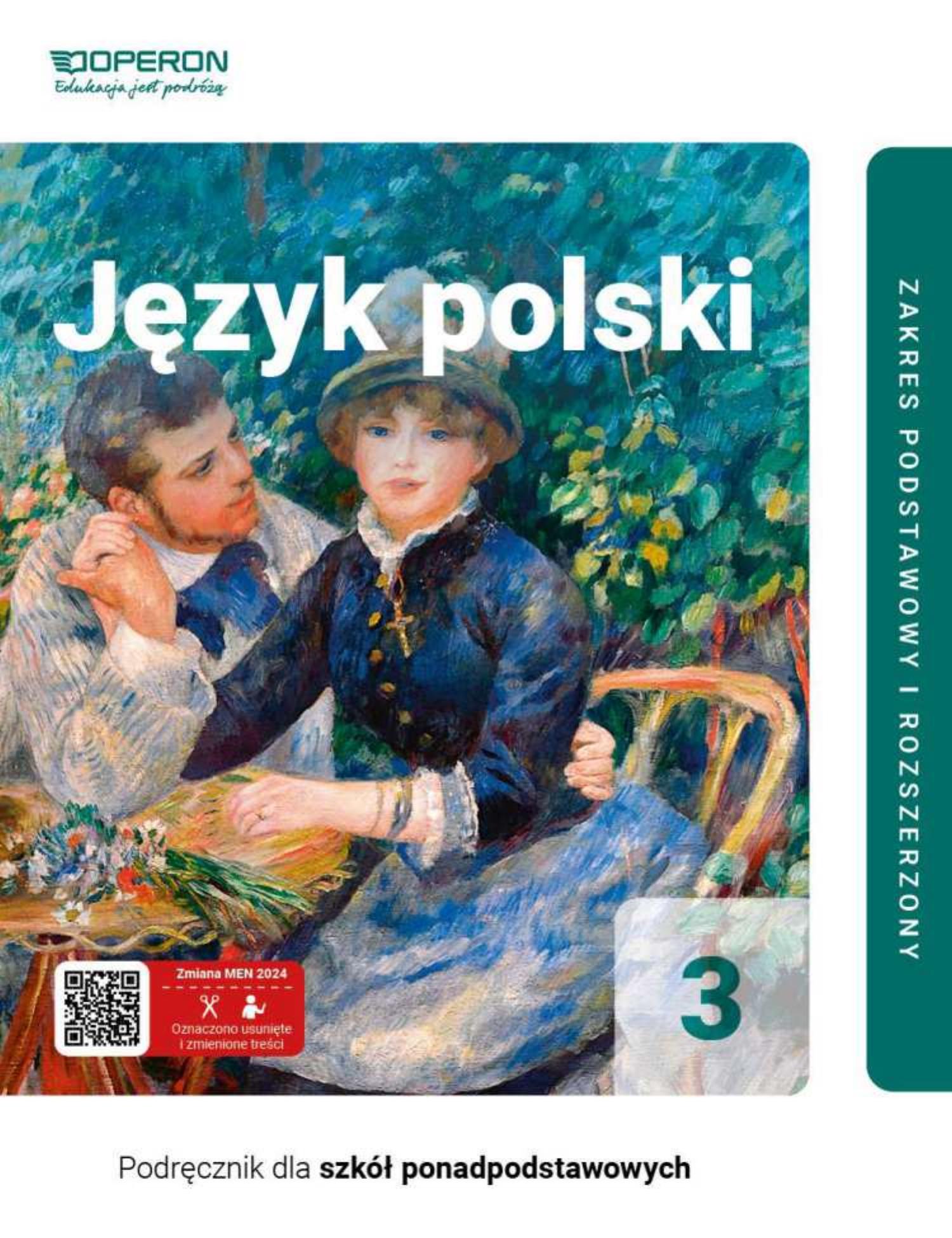 jezyk polski 3 zakres podstawowy i rozszerzony liceum i technikum