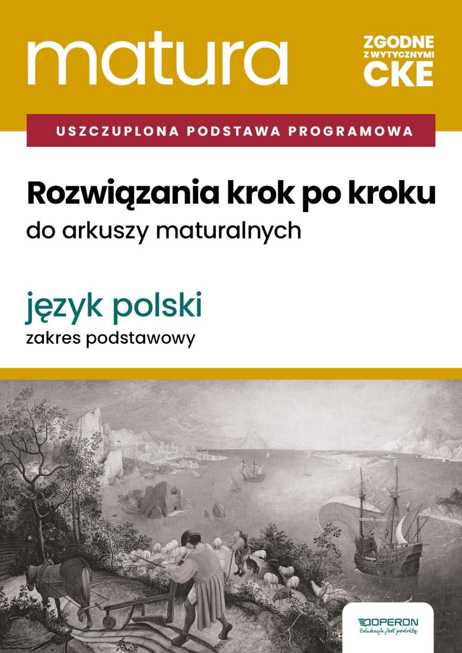 jezyk polski poziom podstawowy arkusze rozwiazania