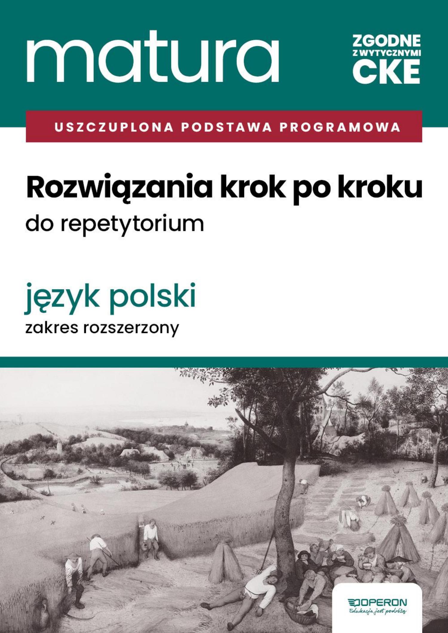 jezyk polski poziom rozszerzony repetytorium rozwiazania