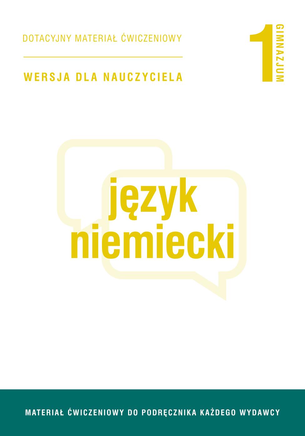 jezyk niemiecki 1. uniwersalny zeszyt cwiczen. nauczyciel