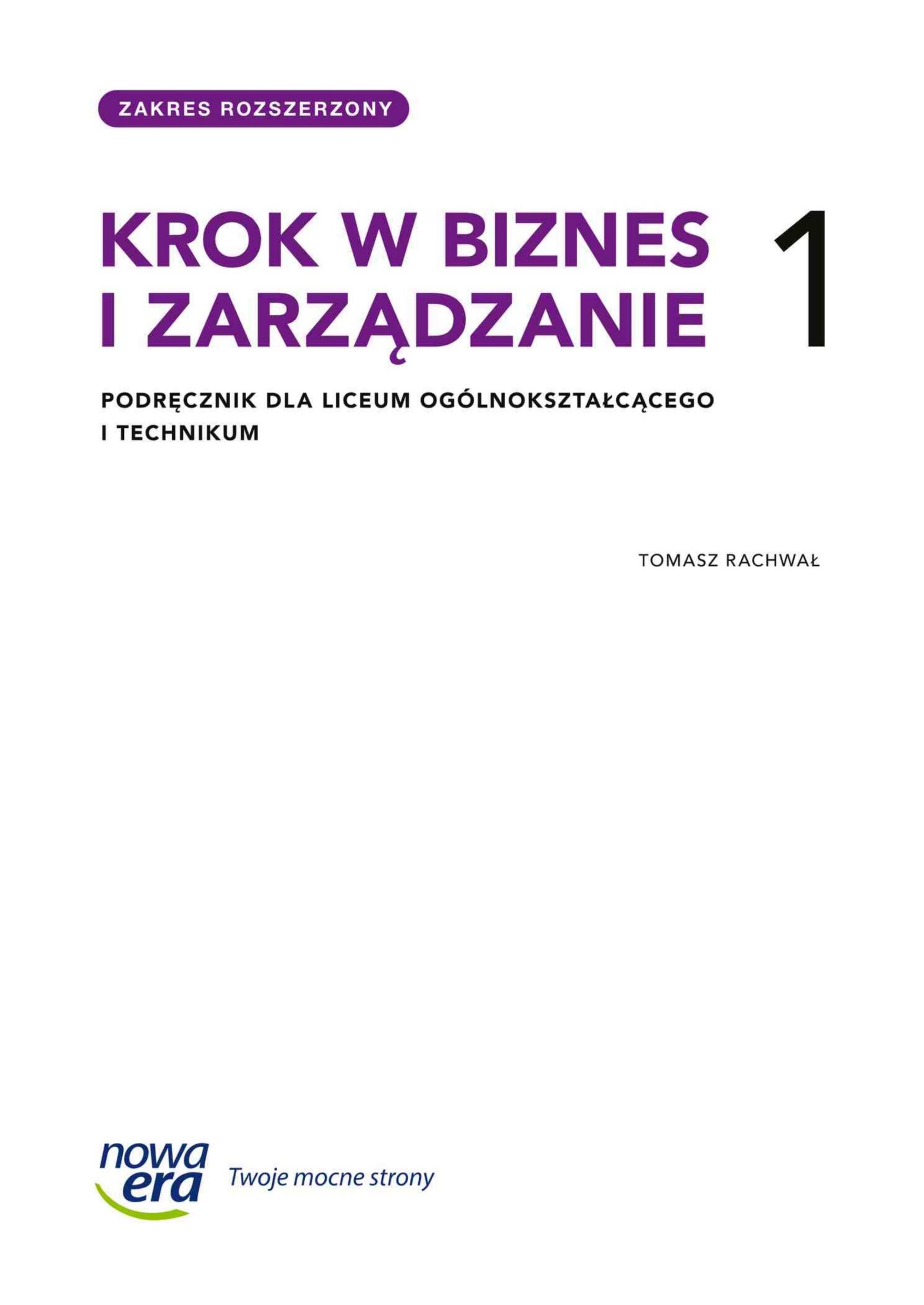 krok w biznes i zarzadzanie 1 zakres rozszerzony