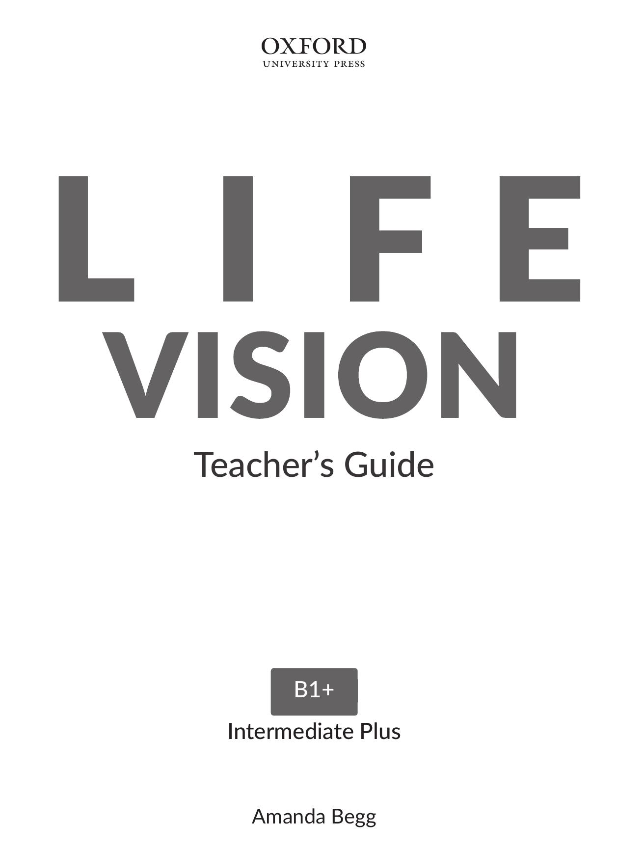 life vision intermediate plus teacher's guide