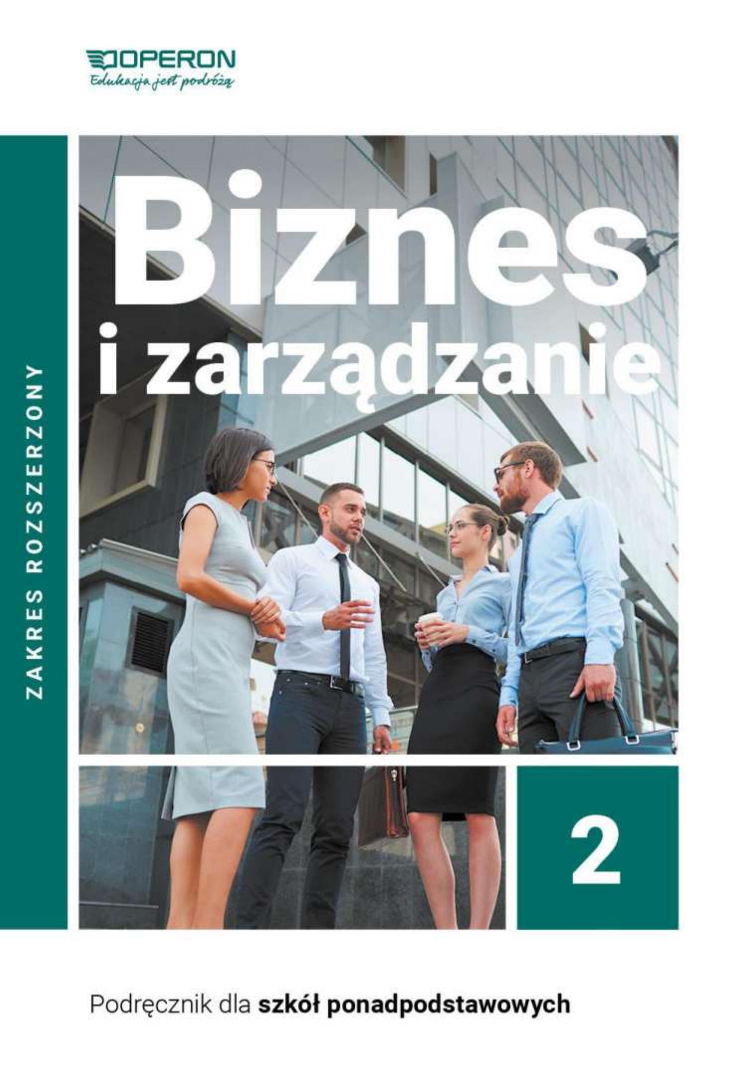 biznes i zarzadzanie 2 zakres rozszerzony liceum i technikum