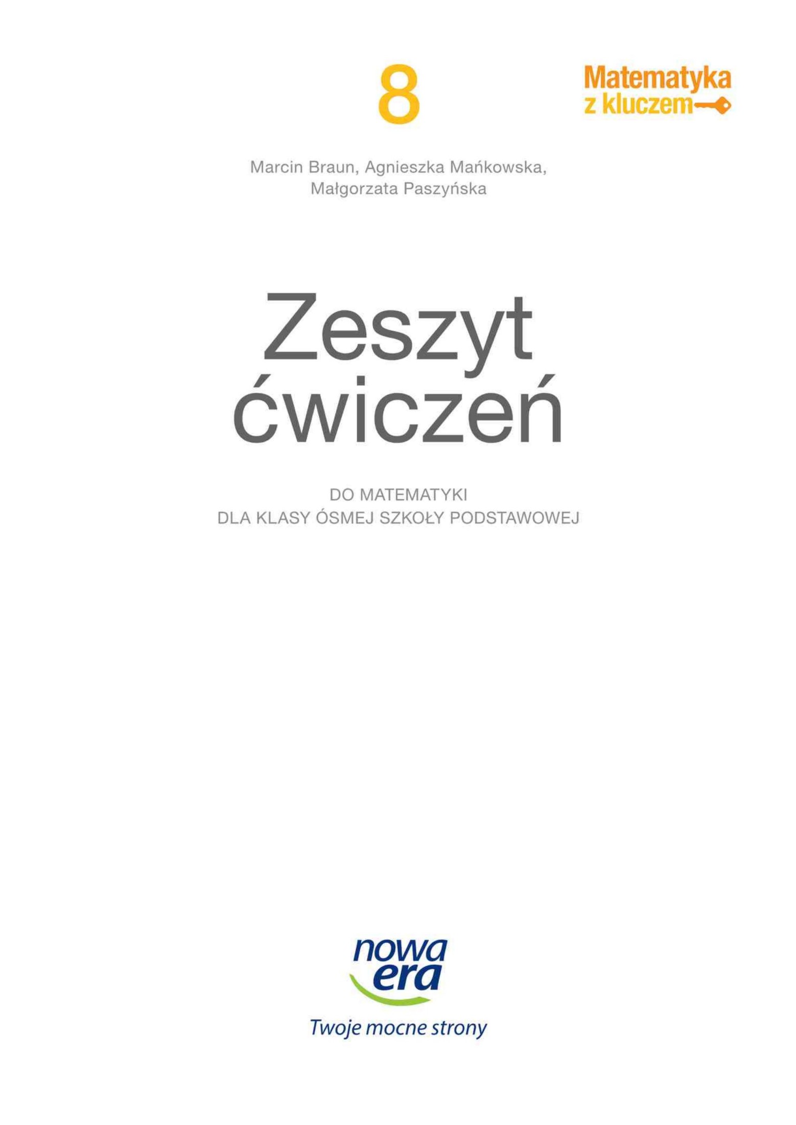 matematyka z kluczem 8 ćwiczenia