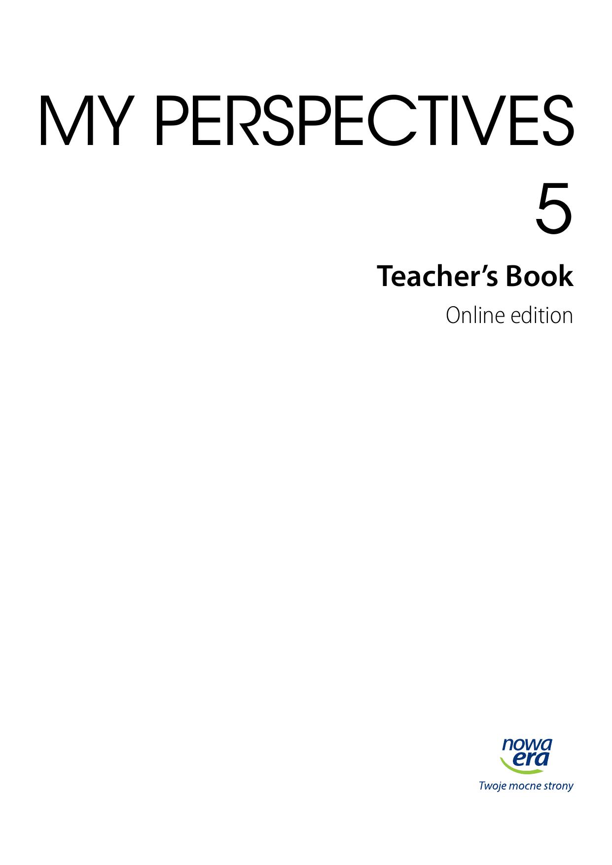 my perspectives 5 teacher's book