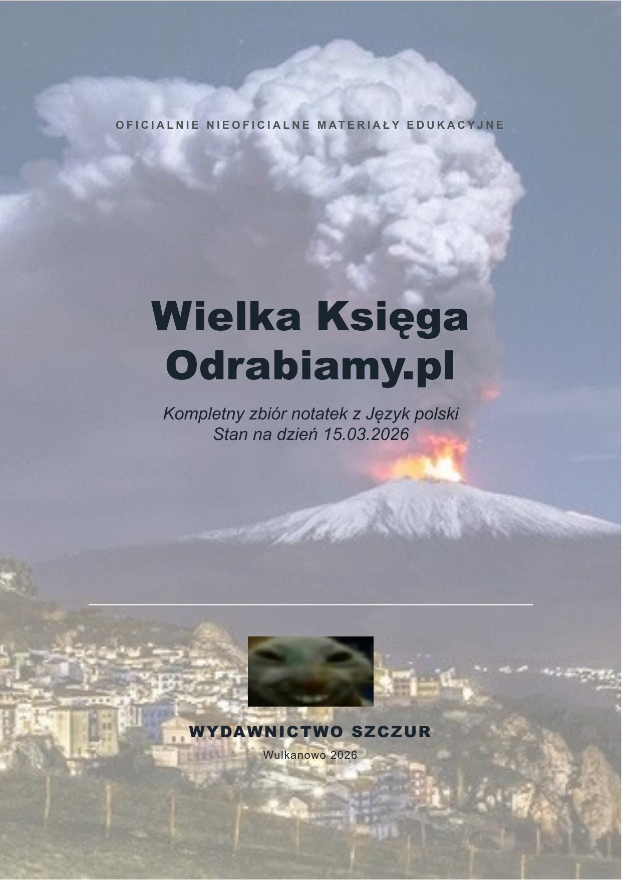 notatki odrabiamy Język polski