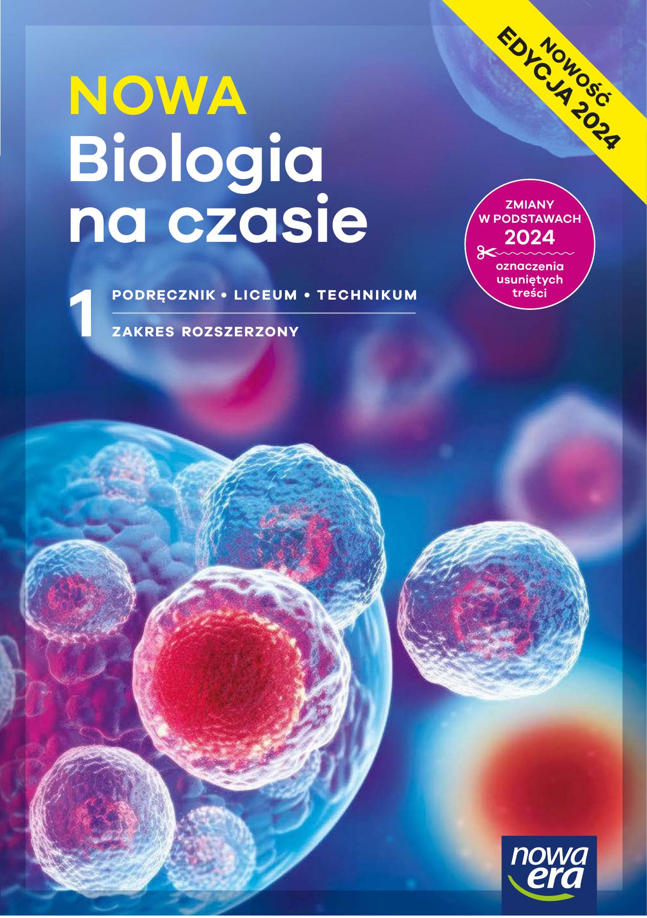 nowa biologia na czasie 1 zakres rozszerzony