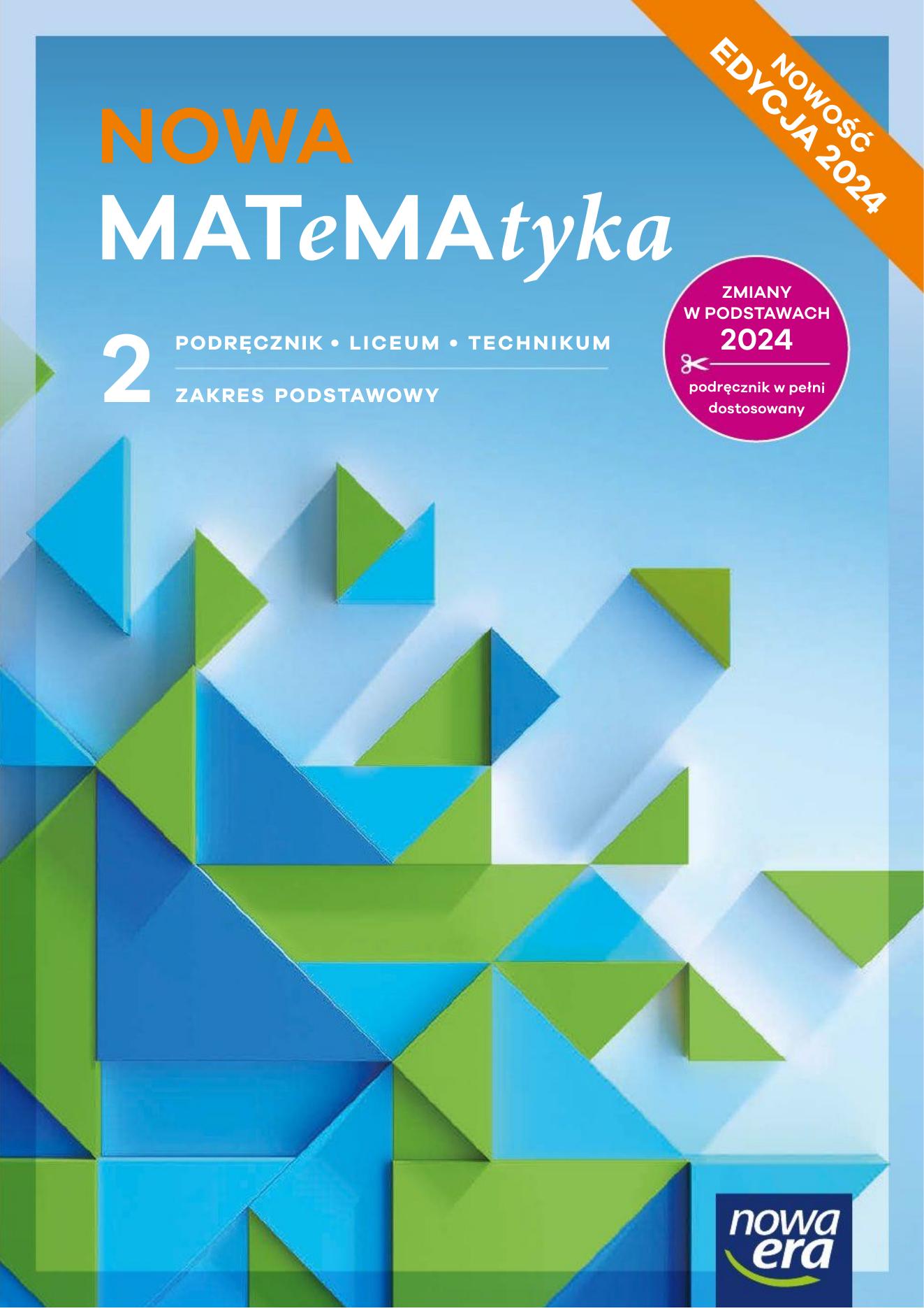 nowa matematyka 2 zakres podstawowy