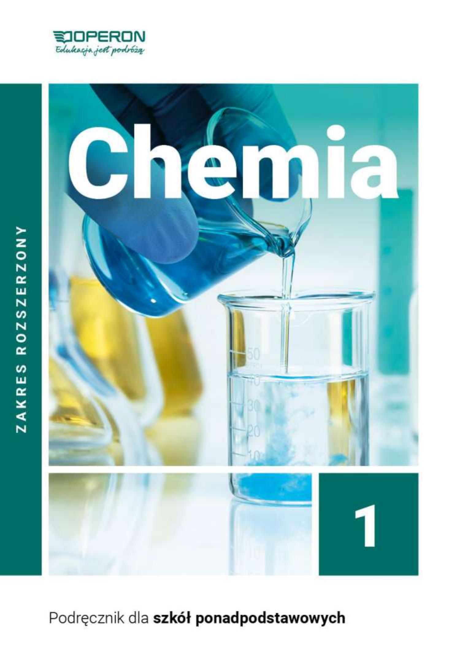 chemia 1 zakres rozszerzony liceum i technikum