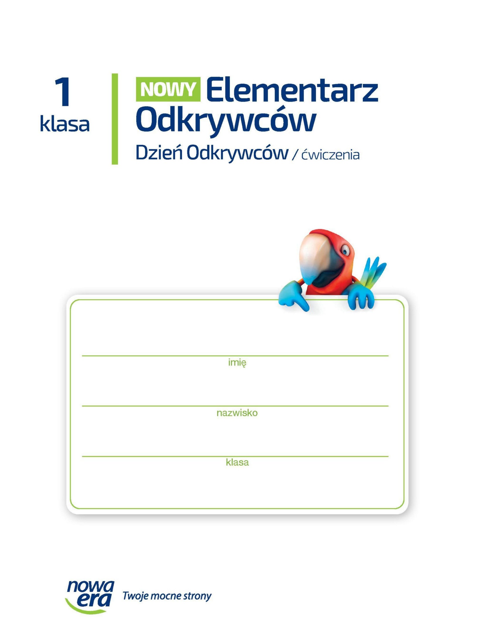 nowy elementarz odkrywcow dzien odkrywcow cwiczenia klasa 1