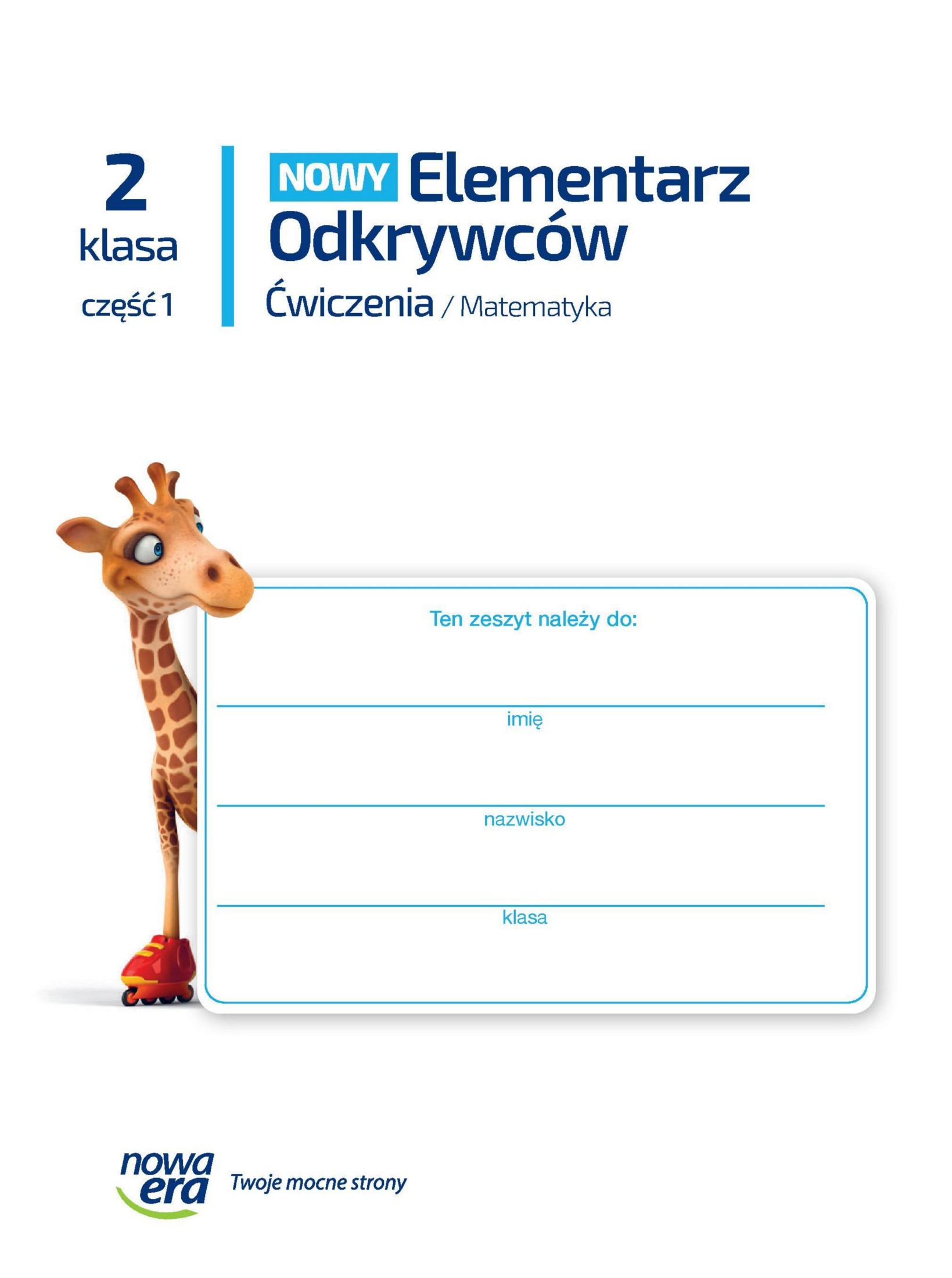 nowy elementarz odkrywcow matematyka 2 1 cw