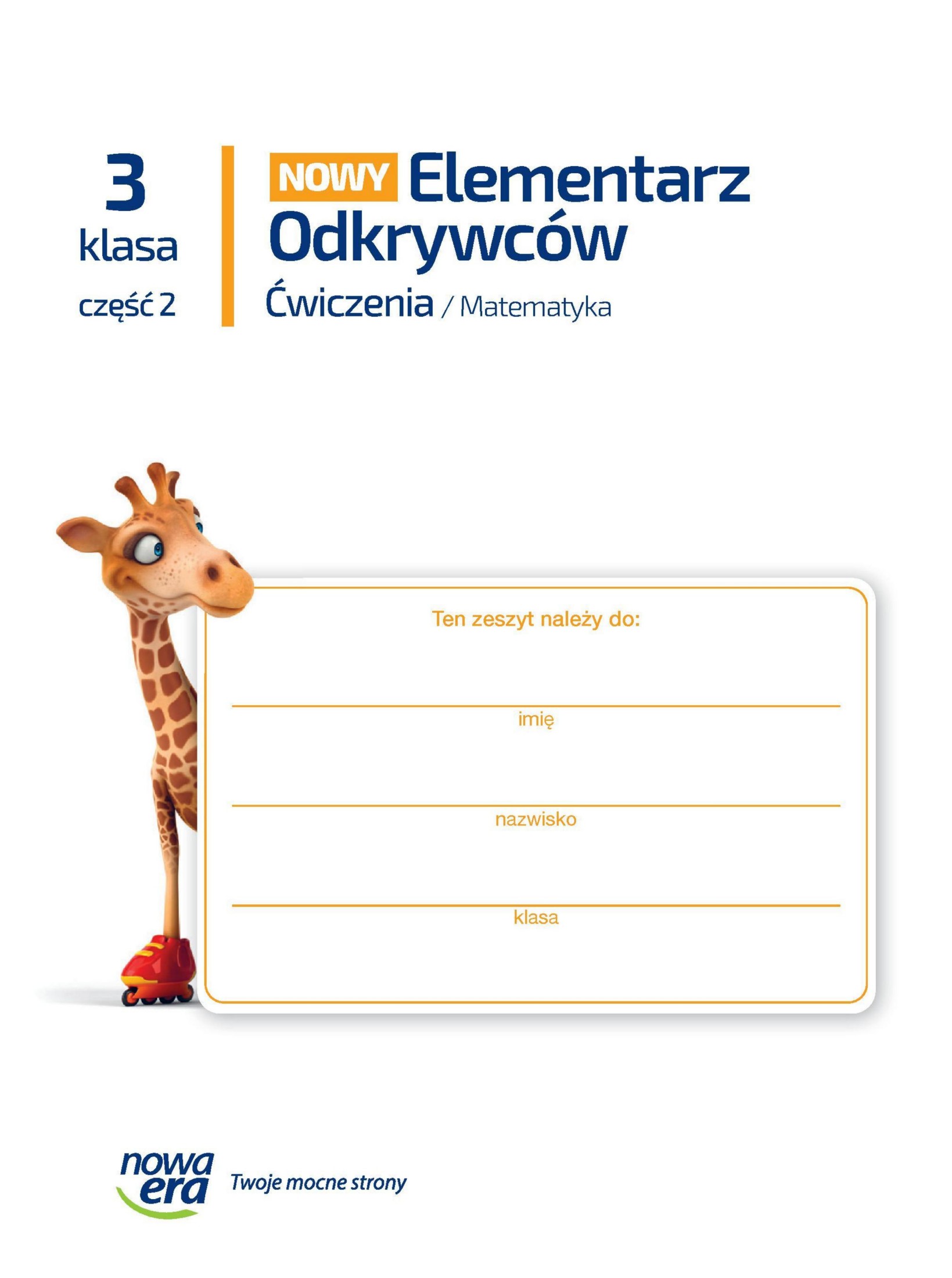 nowy elementarz odkrywcow matematyka 3 2 cw