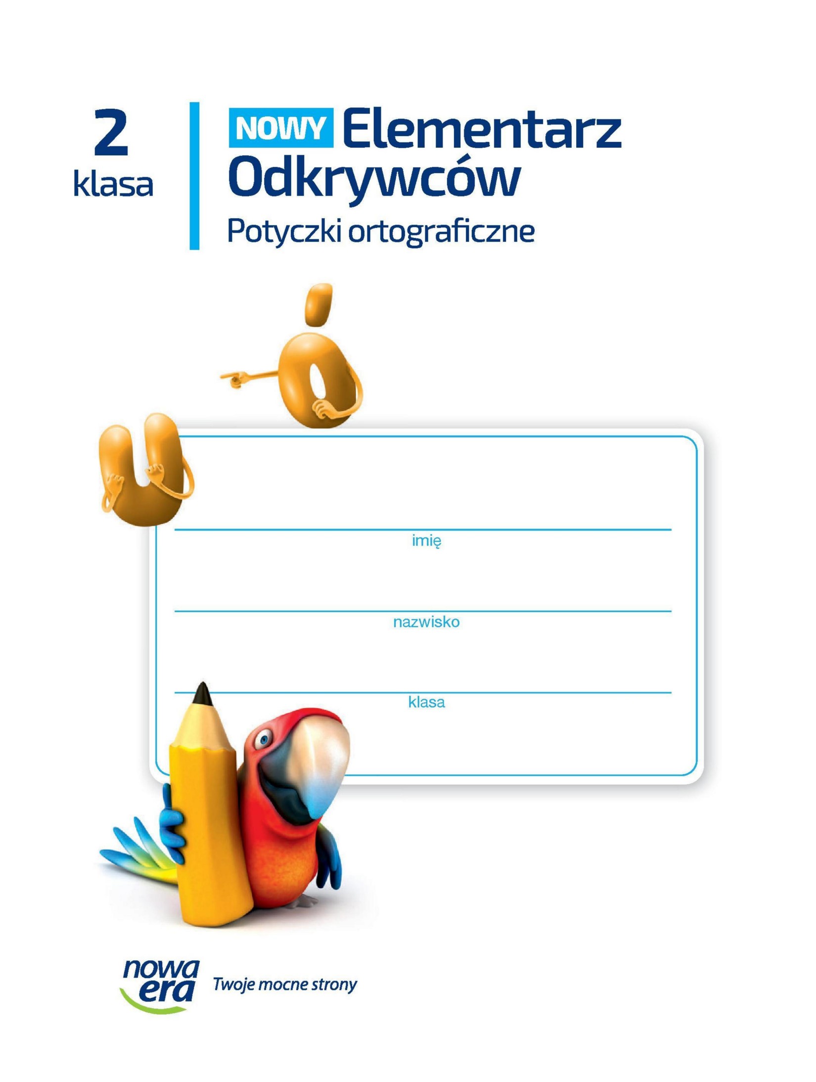 nowy elementarz odkrywcow potyczki ortograficzne klasa 2