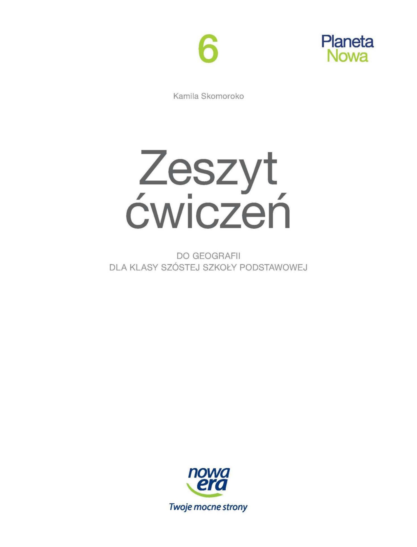Planeta nowa 6 zeszyt cwiczen