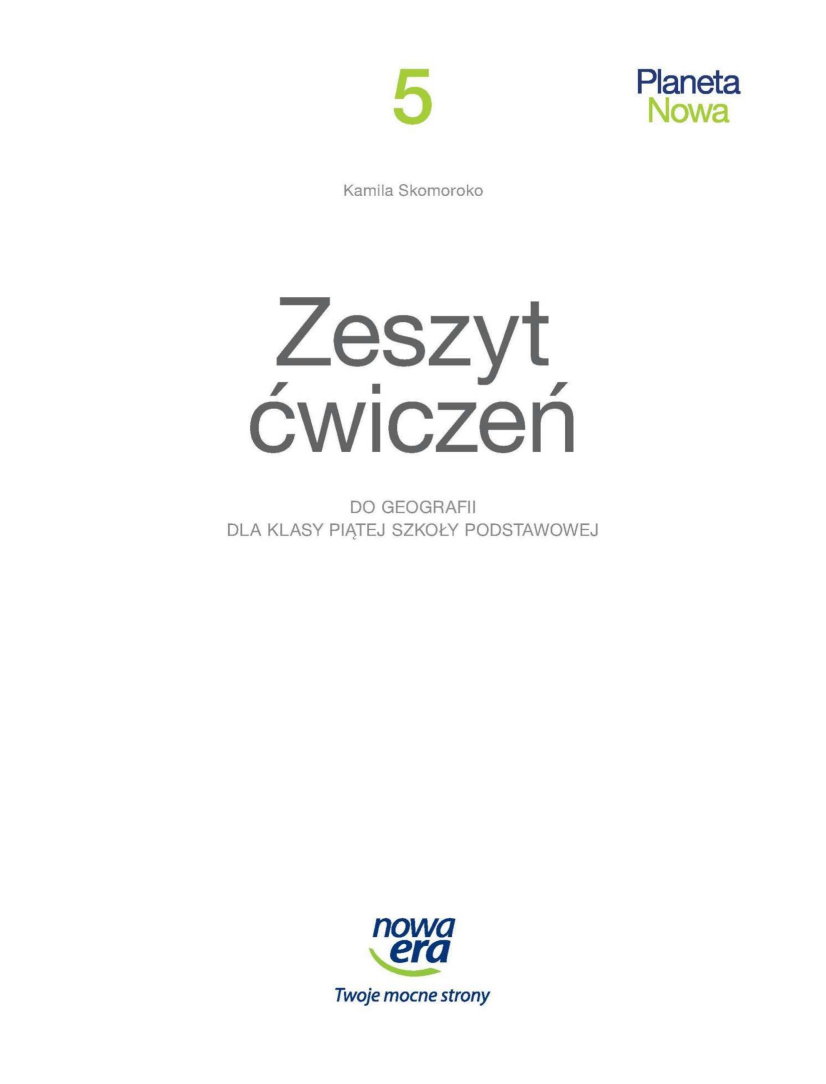 Planeta nowa Zeszyt cwiczen