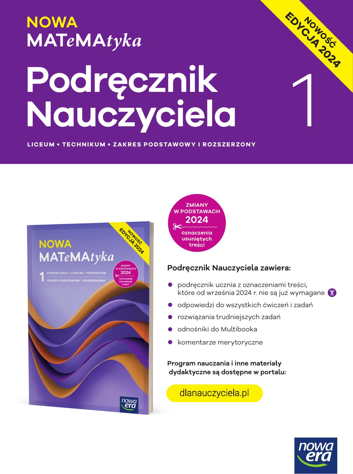podrecznik nauczyciela 1 nowa matematyka zpir rozdzial 1