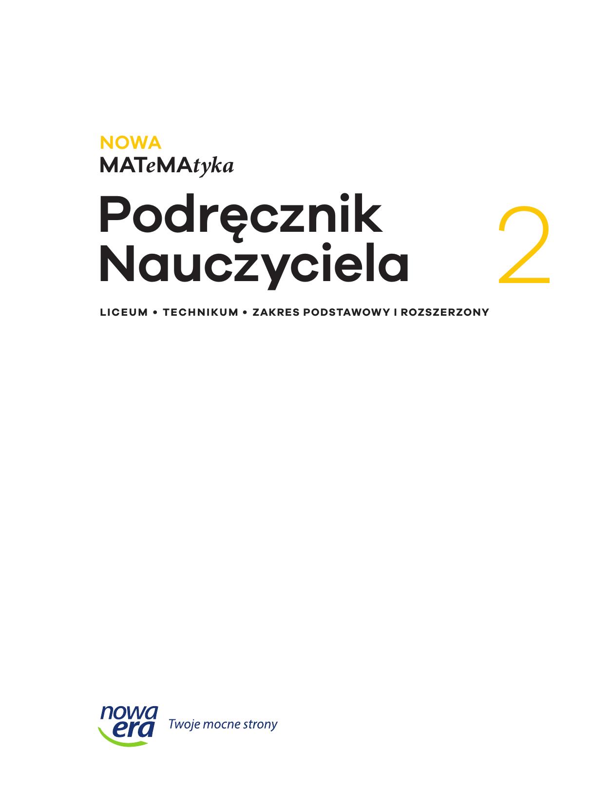 podrecznik nauczyciela 2 nowa matematyka zpir rozdzial 1