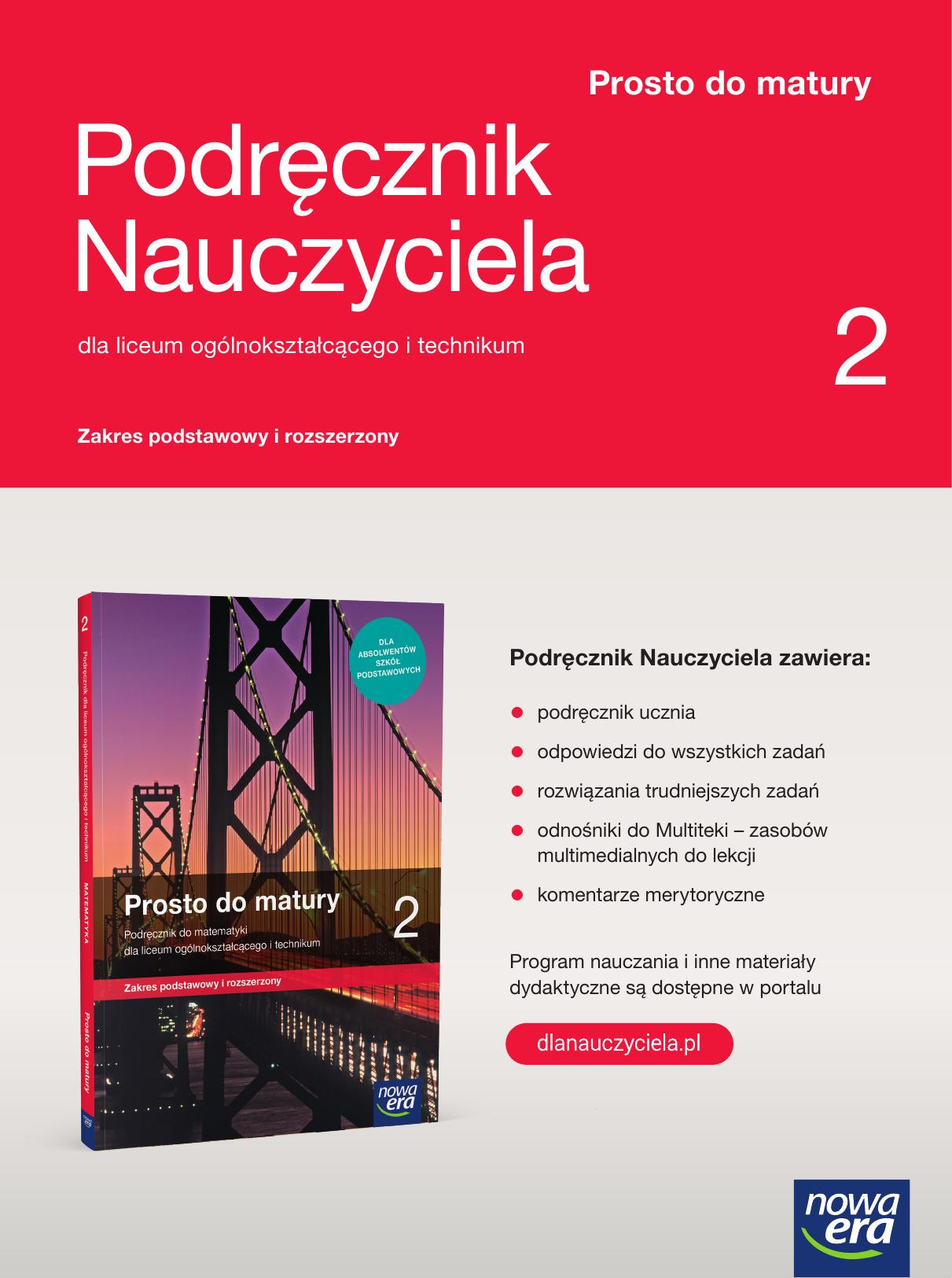 podrecznik nauczyciela prosto do matury zpir klasa 2 dzial 1