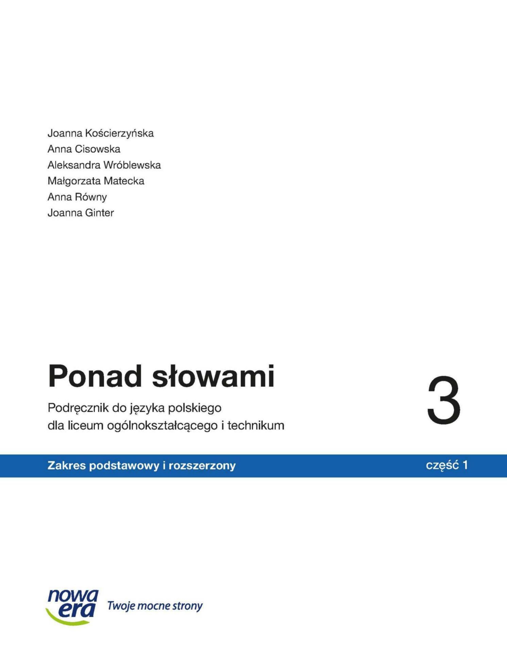 ponad słowami 3 ZPiR część 1 2024
