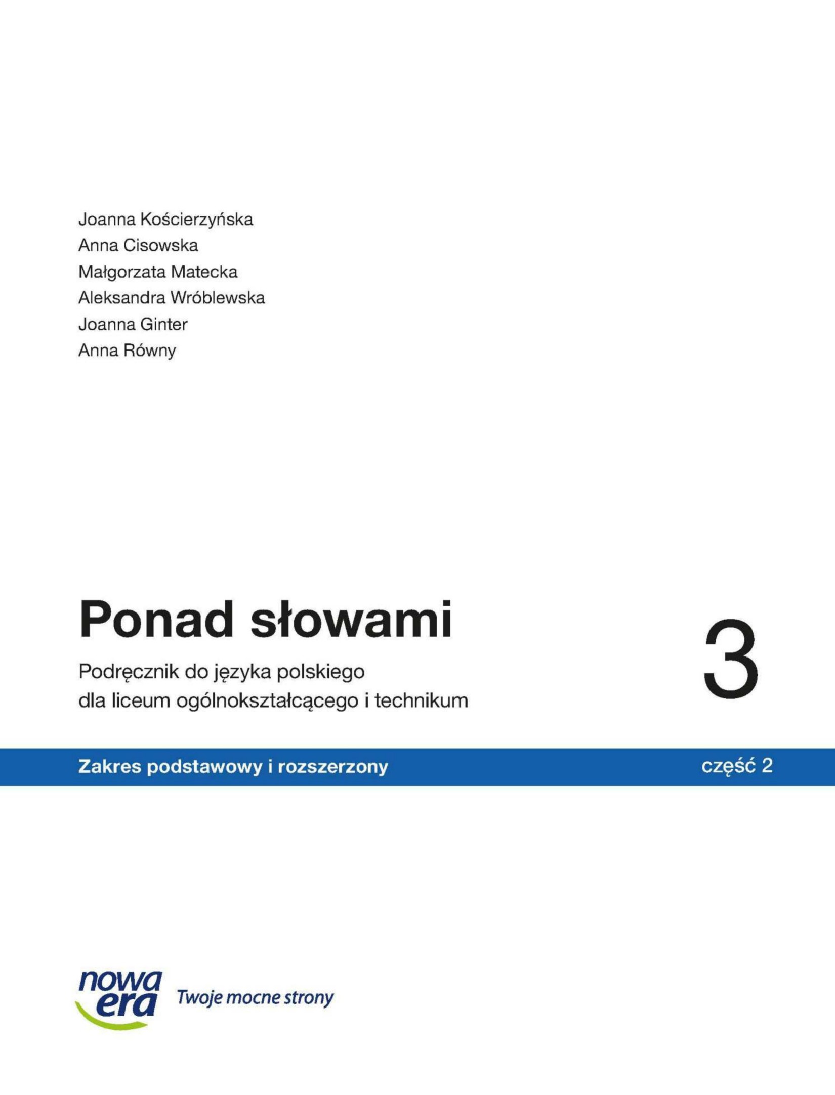 ponad słowami 3 ZPiR część 2 2024