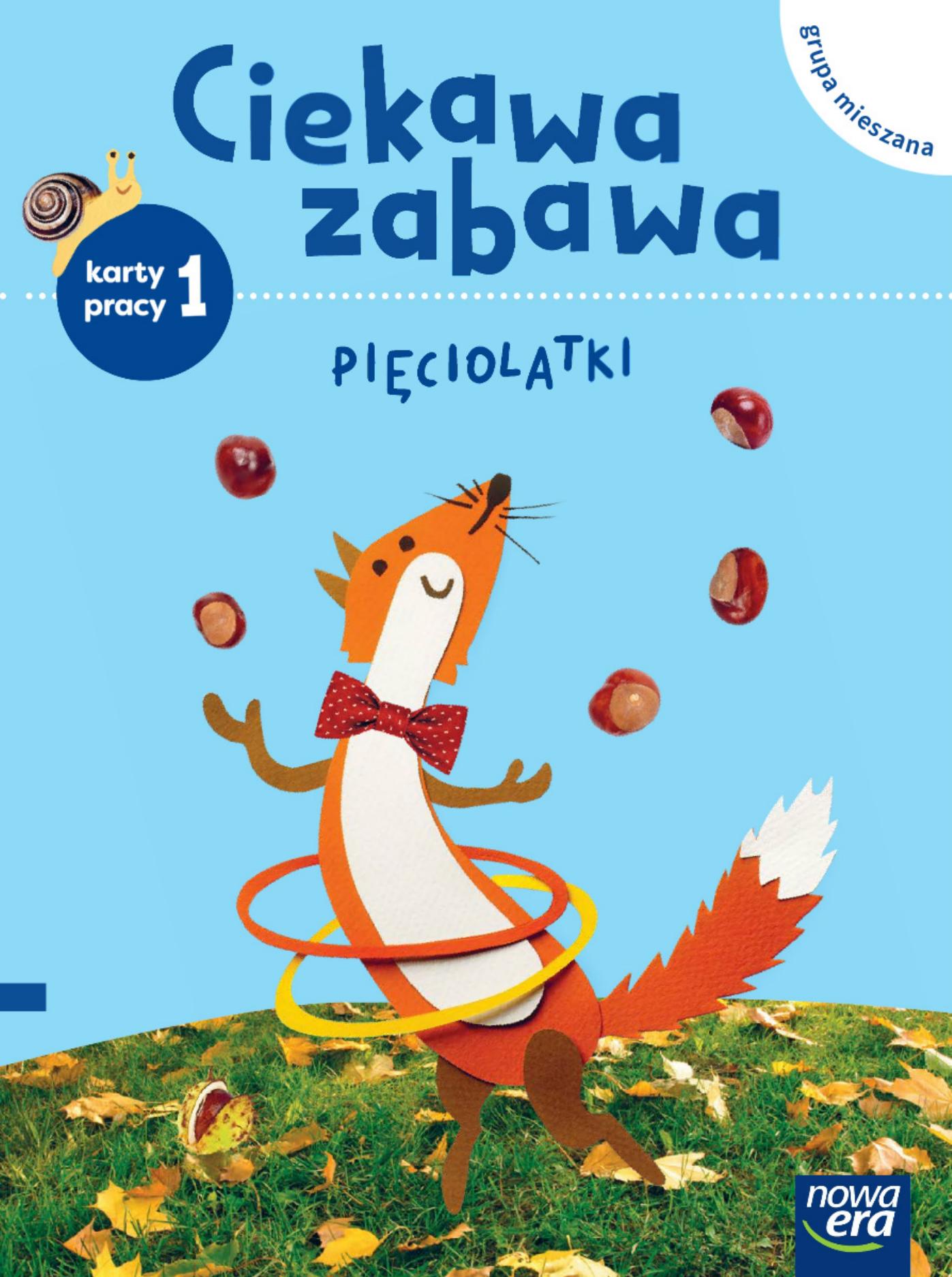 ciekawa zabawa 5 lata karty pracy cz1 grupa mieszana